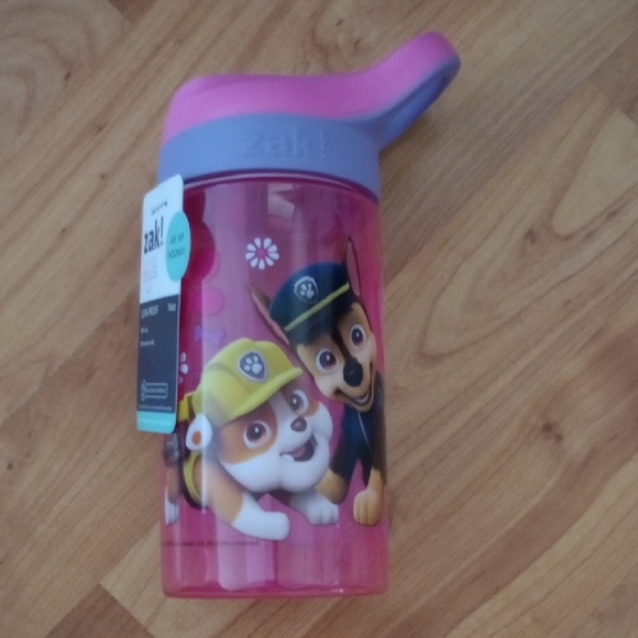 New Zak Designs Paw Patrol Pink Water Bottle - Picture 1 of 3